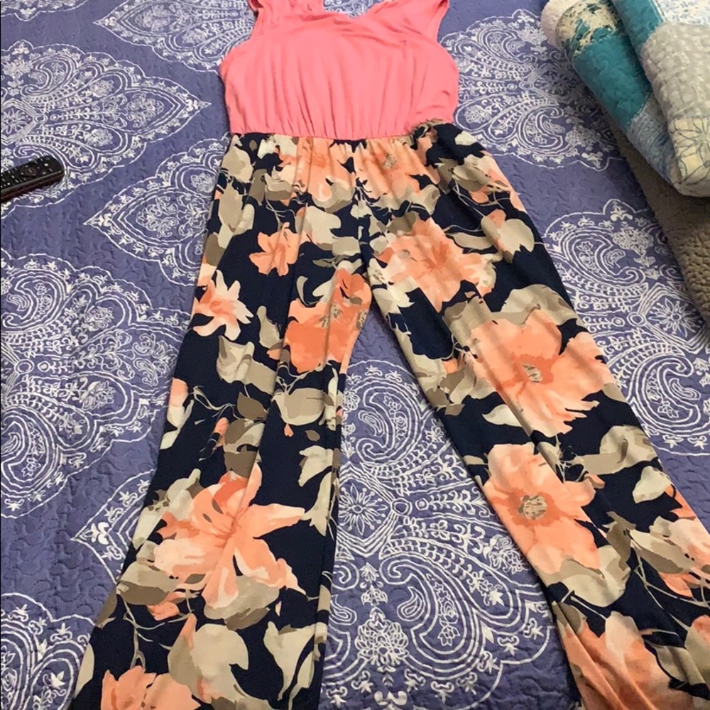 Floral jumpsuit